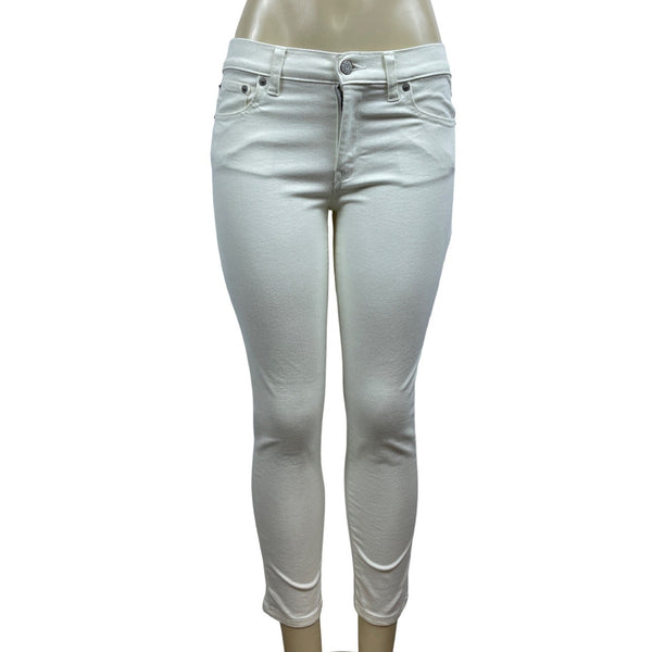Banana Republic Women's White Skinnt Jeans Sz 27/4R