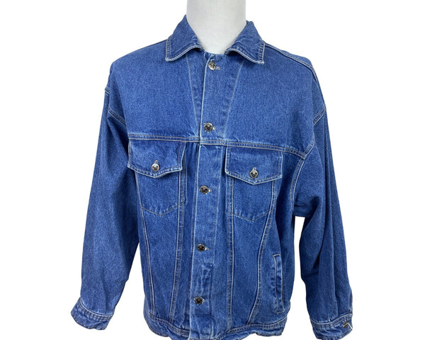 Vintage Disneyland Southern California Mickey Mouse Surfing Denim Jacket Size L