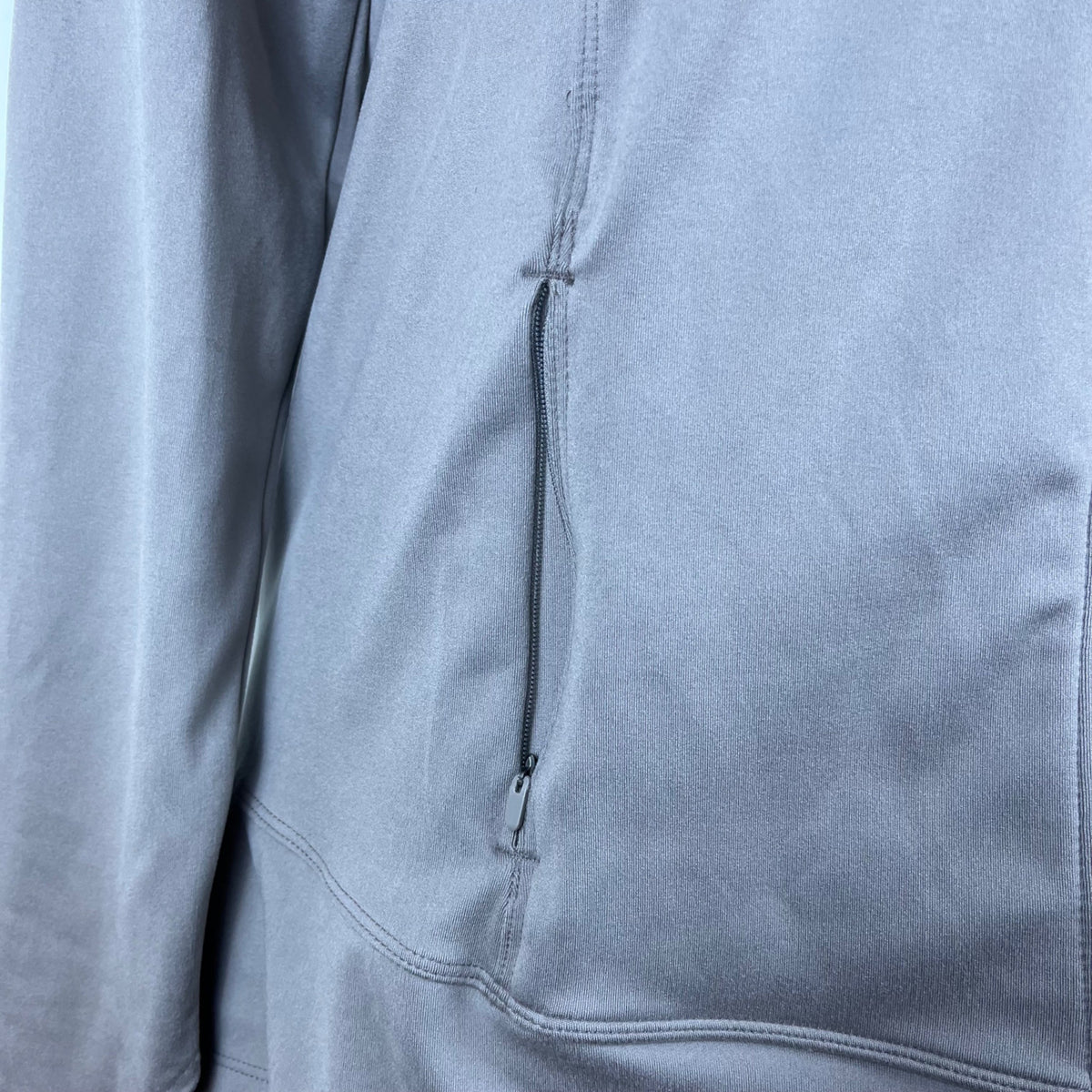 Eddie Bauer Women's Gray Polyester Full-Zip Hooded Jacket Activewear Sz XL - New