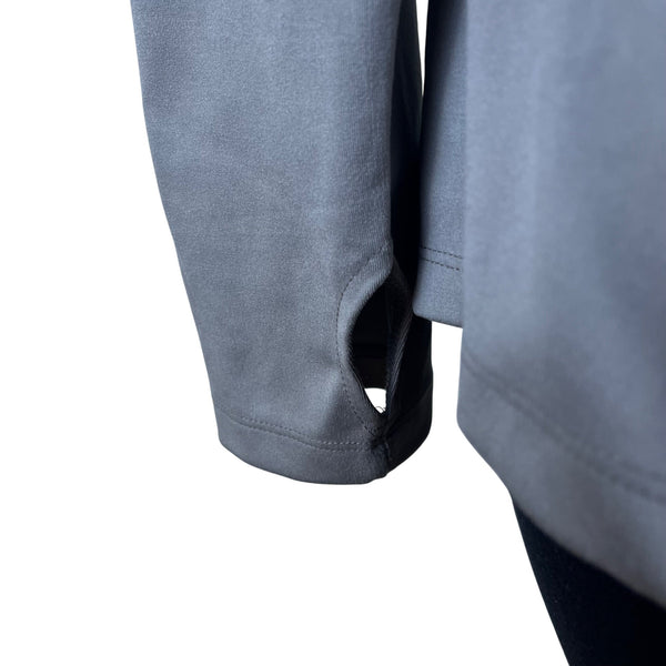 Eddie Bauer Women's Gray Polyester Full-Zip Hooded Jacket Activewear Sz XL - New