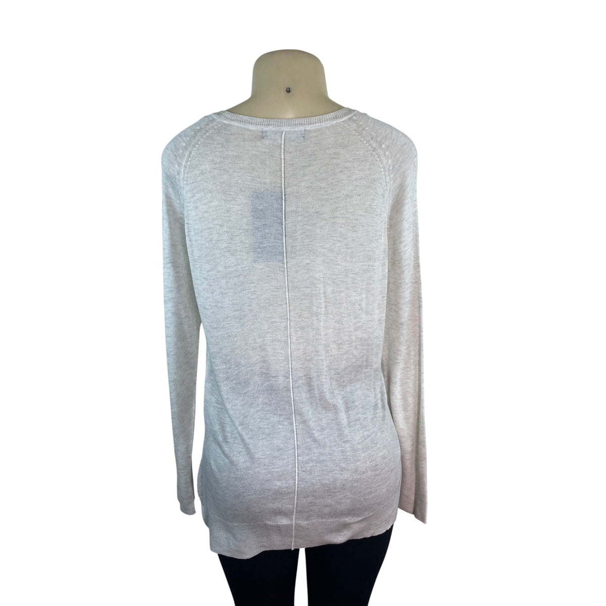 Zara Knitwear Collection Womens Lightweight Sweater In Soft Beige Size M- New