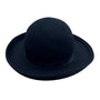 Liz Claiborne Black Wool Felt Bowler Hat for Women One Size