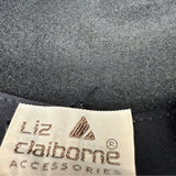 Liz Claiborne Black Wool Felt Bowler Hat for Women One Size