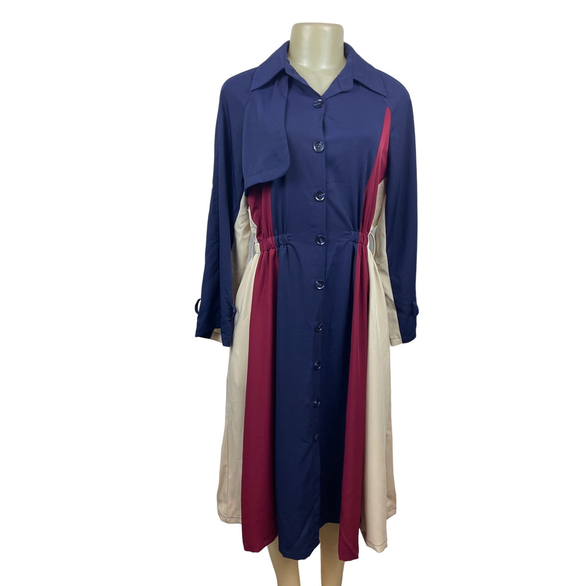 Maje Women’s Navy Shirt Dress Sz 2 (EUR 32) - NWT