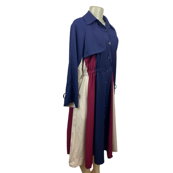 Maje Women’s Navy Shirt Dress Sz 2 (EUR 32) - NWT