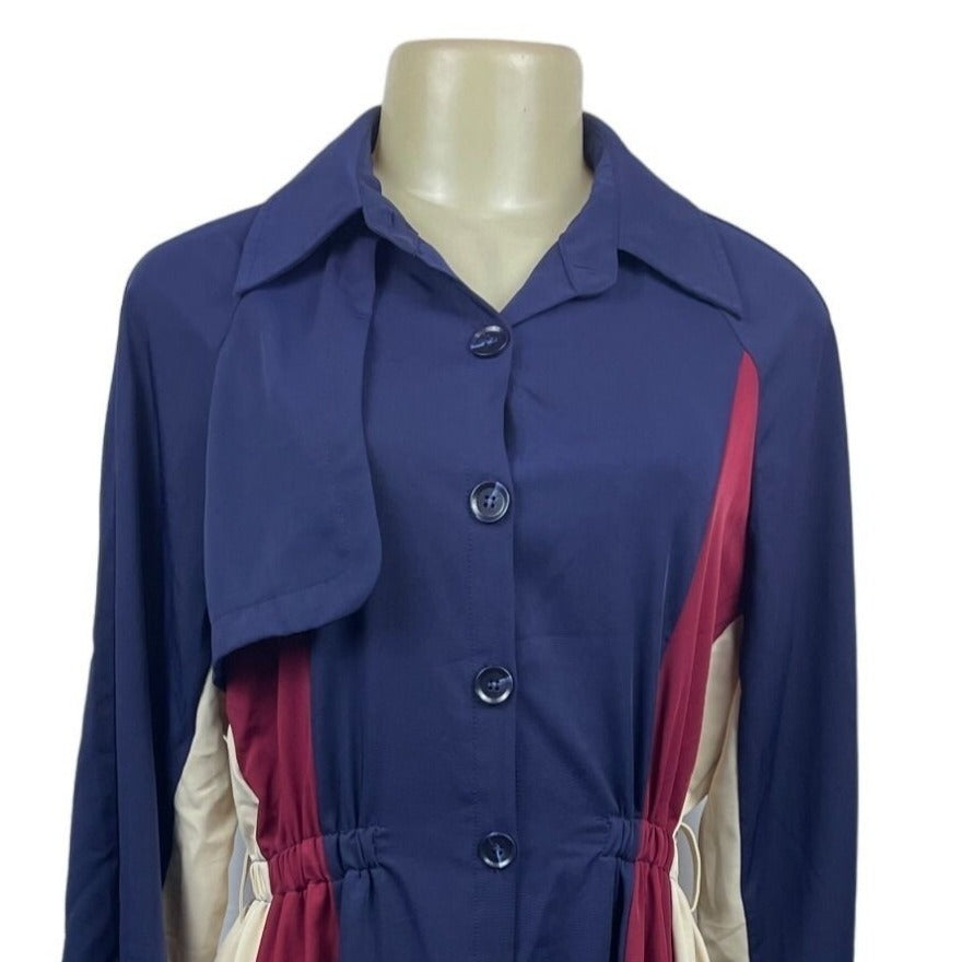 Maje Women’s Navy Shirt Dress Sz 2 (EUR 32) - NWT