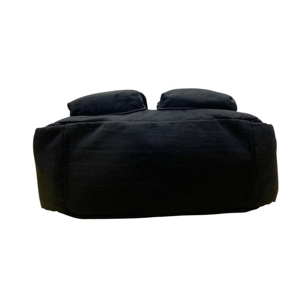 Baggallini Women’s Black Nylon Multi-Pocket Adjustable Crossbody Bag Size M