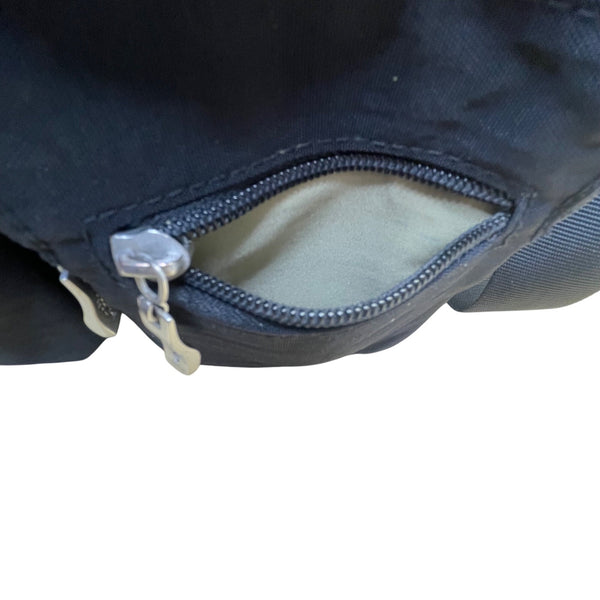 Baggallini Women’s Black Nylon Multi-Pocket Adjustable Crossbody Bag Size M