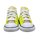 Converse Youth Boy's Yellow Chuck Taylor Uv Light Hi Top Sz 8 - NWOB