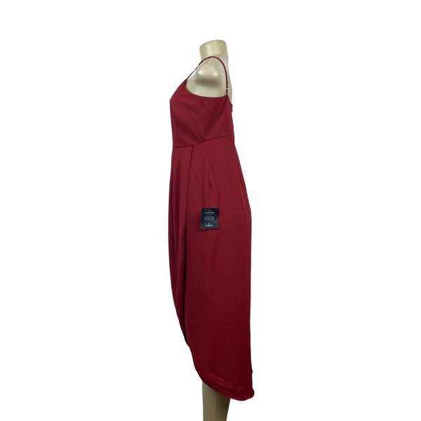 Lulus Women's Terrcota Sheath Dress M - NWT