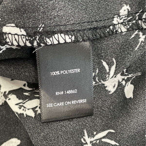 Torrid Women’s Cold Shoulder Floral Print Blouse With Tie Neck Tie Size 1 - New
