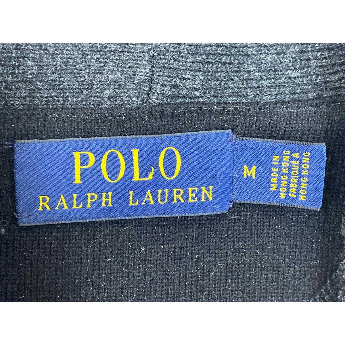 Polo Ralph Lauren Mens Dark Gray Shawl Collar Button-Up Cardigan Sweater Medium