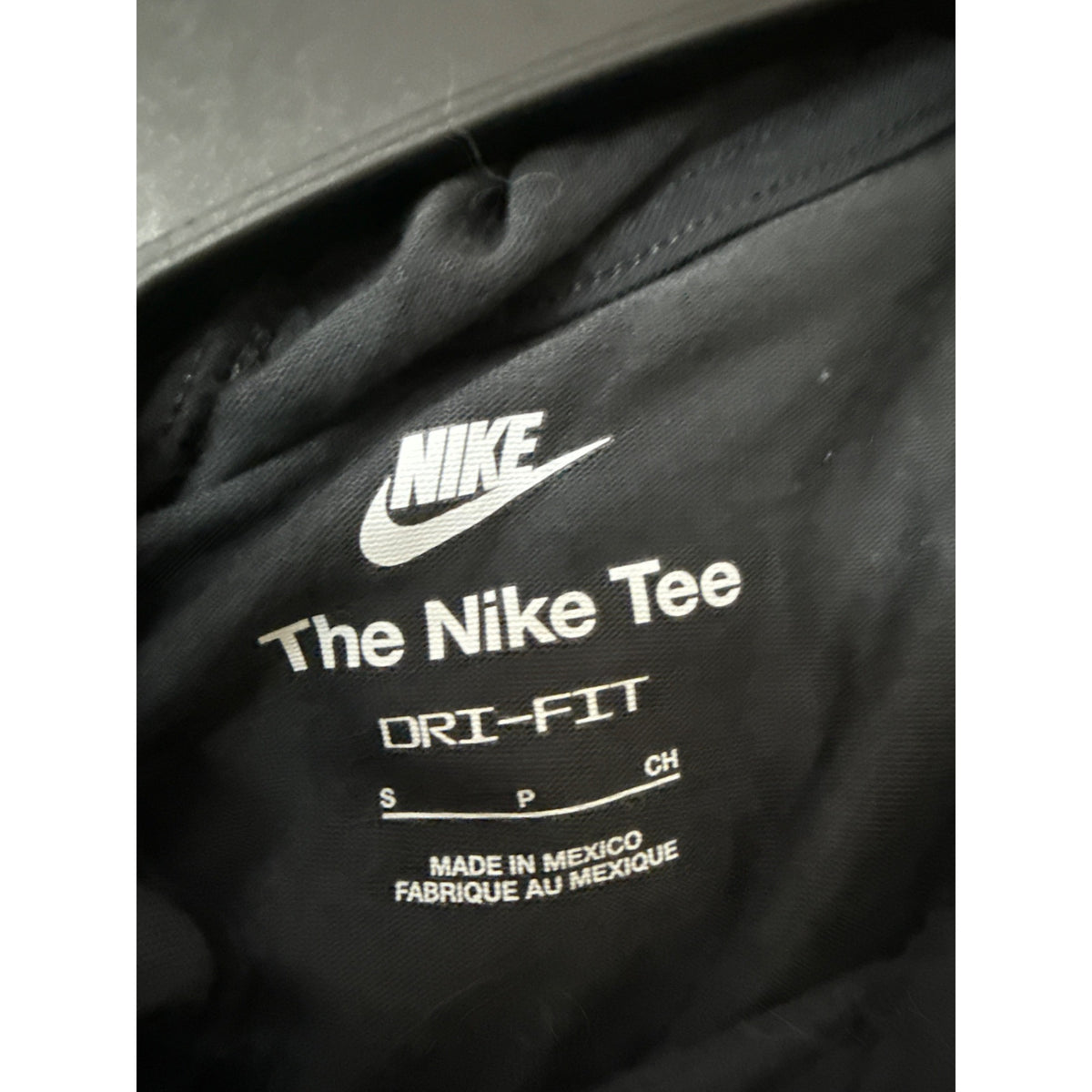 Nike Mens Black Dri-Fit Long Sleeve Hooded Training Tee Shirt Small Lightweight