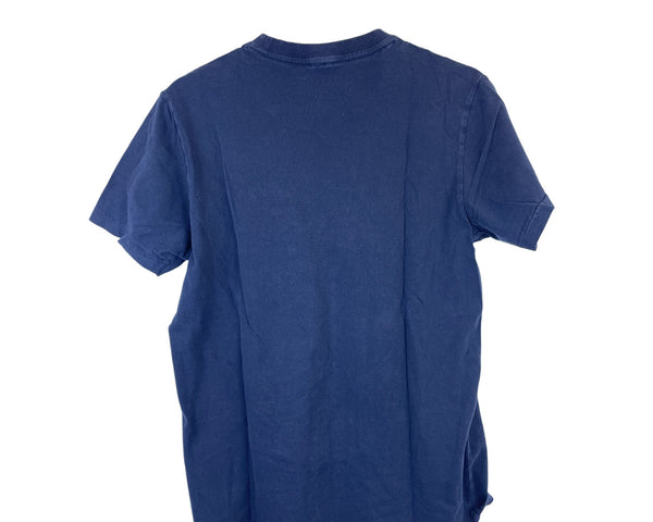 Aeropostale Mens Blue Cotton Graphic Tee NYC 87 Logo Crewneck Size M