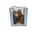 Robeez Baby Brown Faux Fur-Lined Leather Soft Sole Booties 0-6 Months Cozy & Elasticized