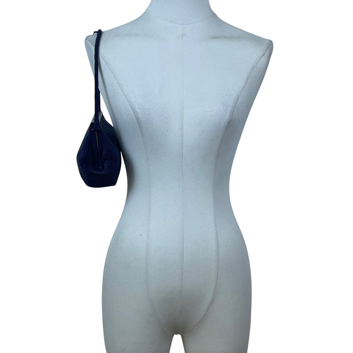 Marguerite Fressé Women’s Black Beaded Gold-Tone Floral Clasp Clutch Bag