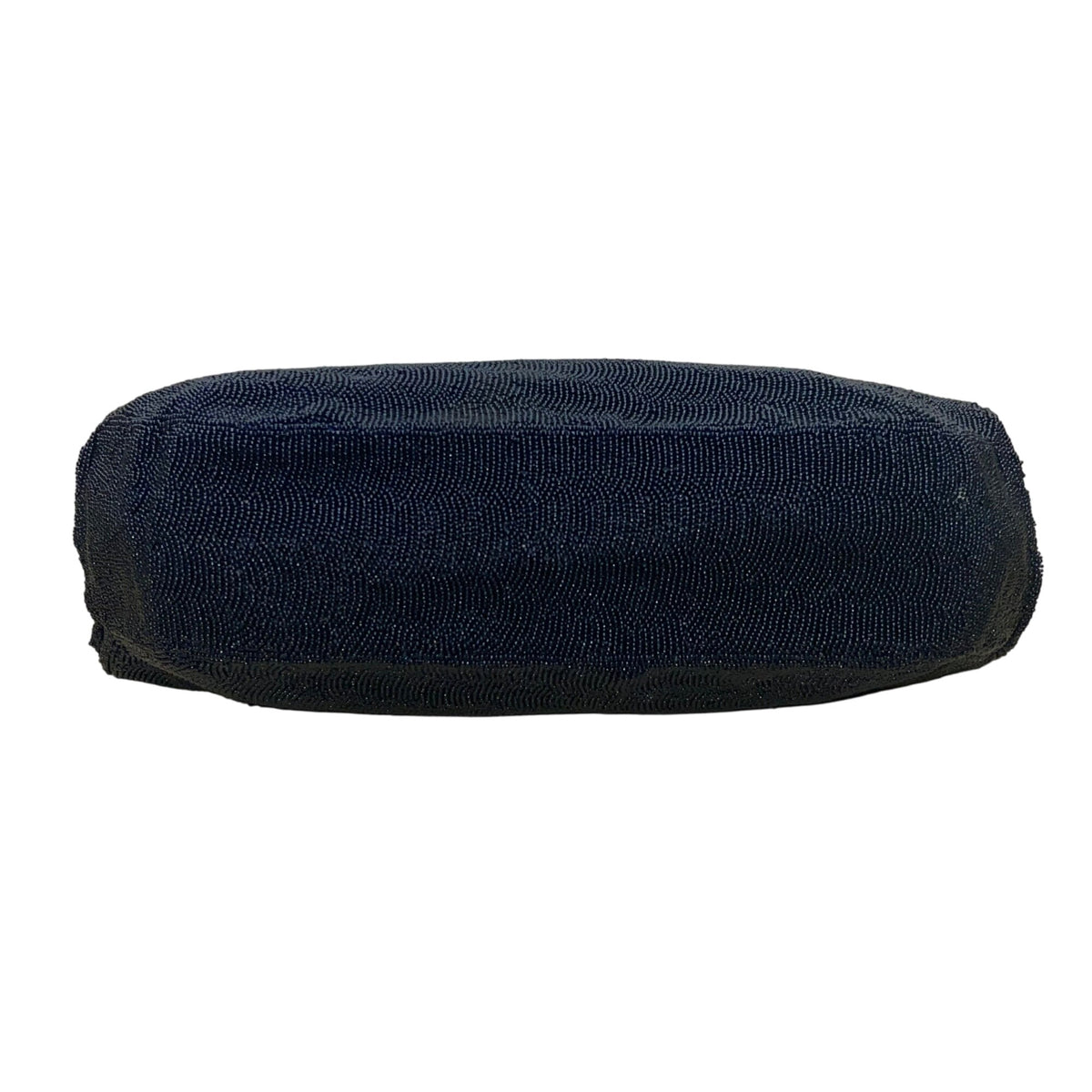 Marguerite Fressé Women’s Black Beaded Gold-Tone Floral Clasp Clutch Bag