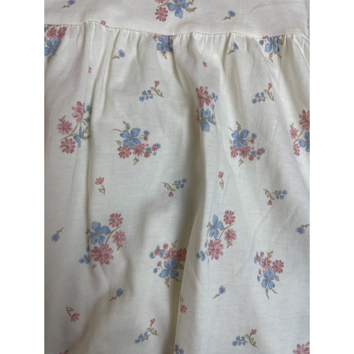 H&M Toddler Girls Floral Print Cream Dress With Ruffled Sleeves Size 3T - New