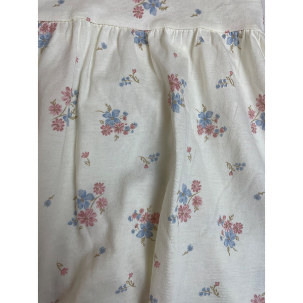 H&M Toddler Girls Floral Print Cream Dress With Ruffled Sleeves Size 3T - New
