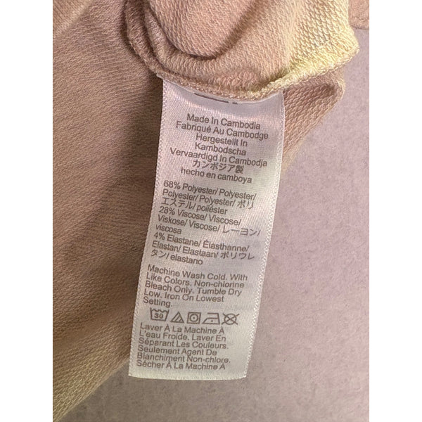 J.Crew Womens Beige Long-Sleeve Collared Knit Pullover Top Size L Relaxed Fit
