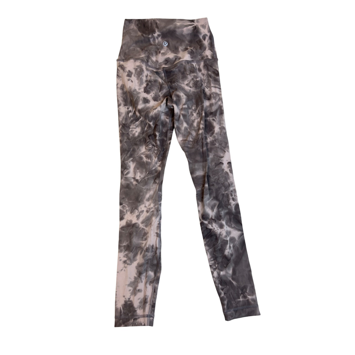 Lululemon Womens Tie-Dye Sports Bra & Leggings Set High-Waisted Stretchy Sz 2