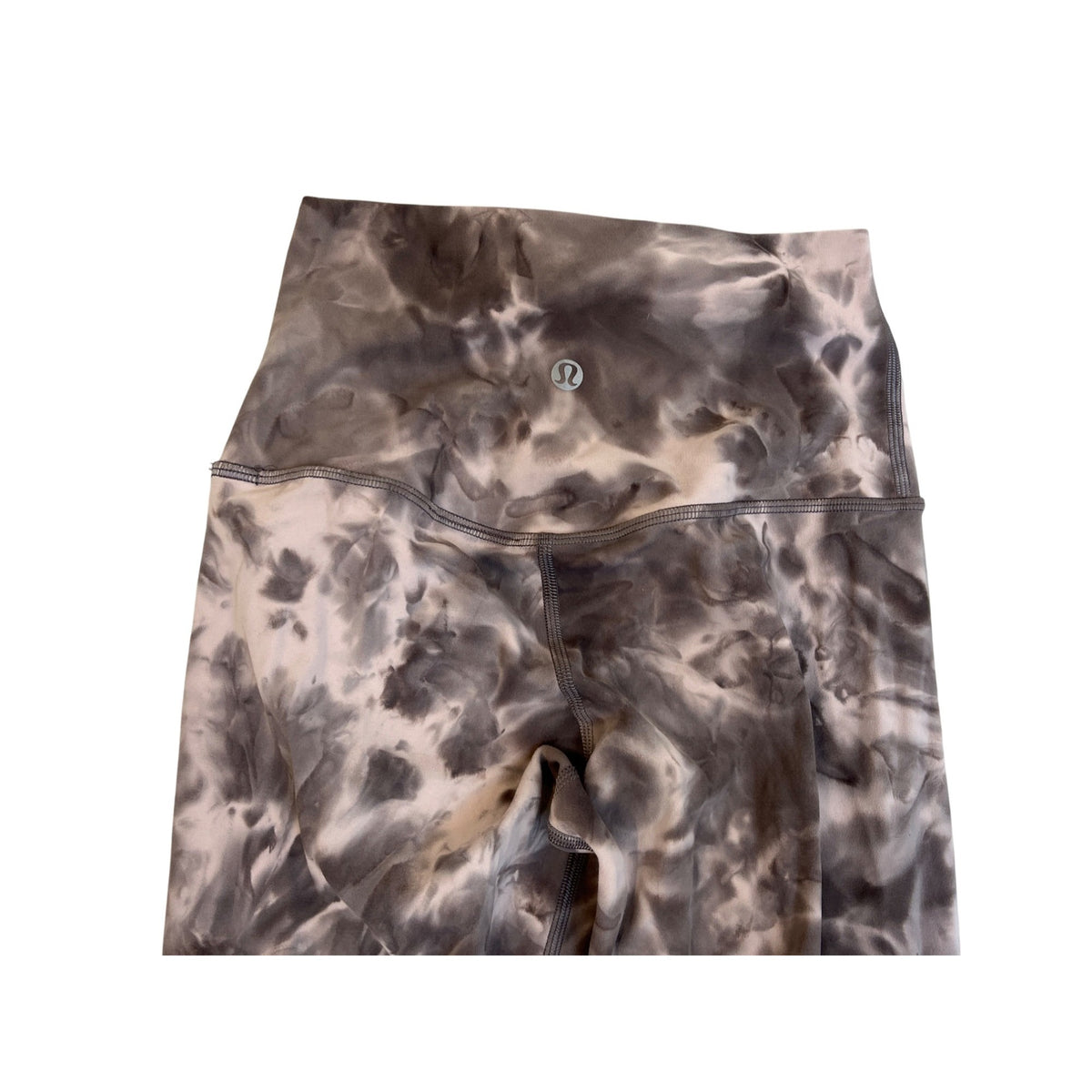 Lululemon Womens Tie-Dye Sports Bra & Leggings Set High-Waisted Stretchy Sz 2