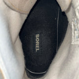 Sorel Women’s Grey & Rust Suede Lace-Up Joplin Winter Ankle Boots Size 8