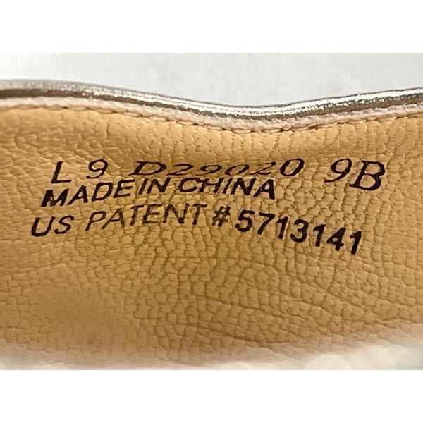 Cole Haan Women's Vintage Silver Air Eliana Ot Sling Heels Sz 9B