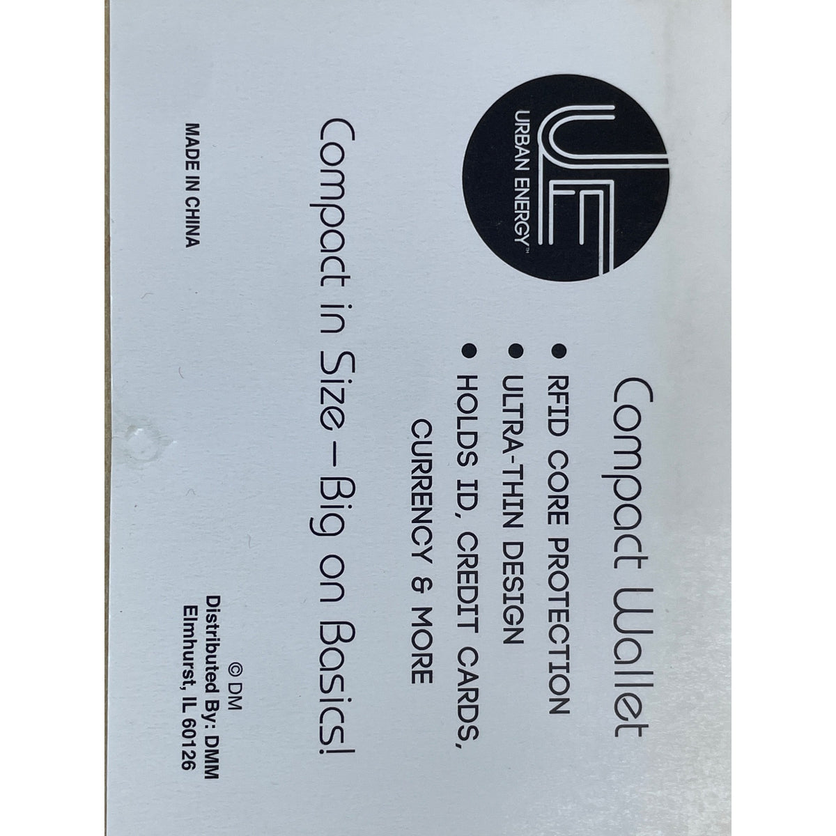 Urban Energy Womens Purple RFID Compact Wallet With Snap Closure Lightweight