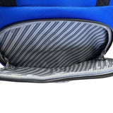 Delsey Blue Rolling Underseat Telescopic Handle & Shoulder Strap Carry-On Bag