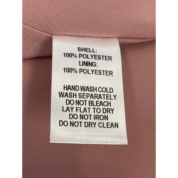 Lulus Dusty Rose Off-Shoulder Satin Maxi Dress With Ruffle Overlay Sz L - New