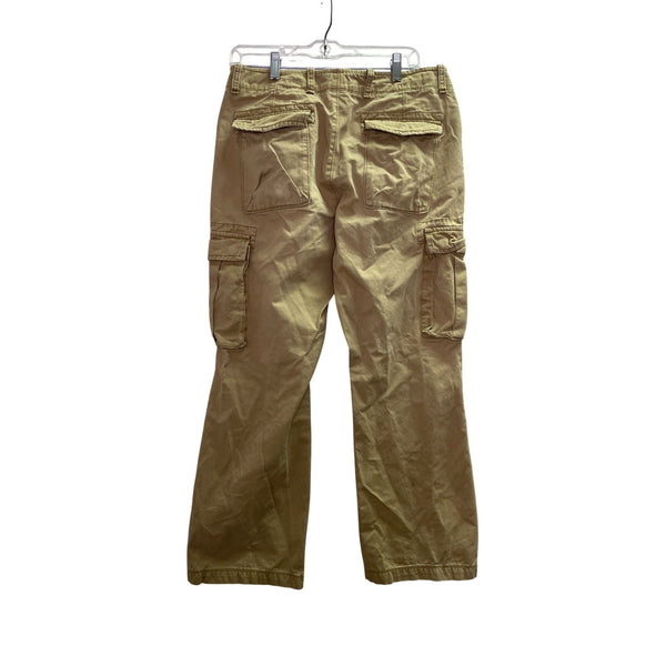 Gap Mens Khaki Cotton Cargo Pants With Multiple Pockets Size 31x30 Casual Durable