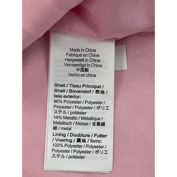 Crewcuts Girls Pink & Gold Swan Puff Sleeve Dress Size 3