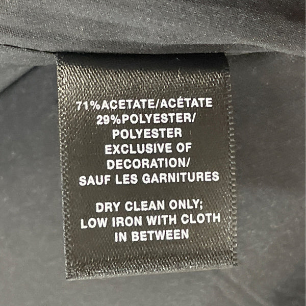 Lafayette 148 Black Womens Blazer 3/4 Sleeve Single-Button Size 14