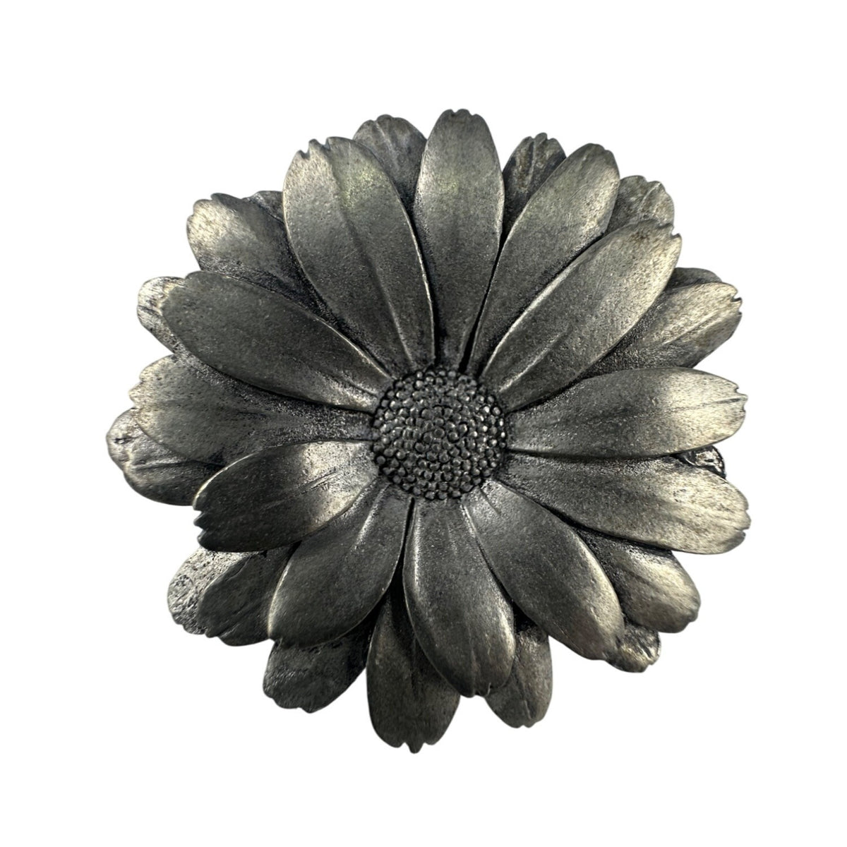 Seagull Pewter Floral Daisy Pin Brooch 2006 Women Silver Tone Metal