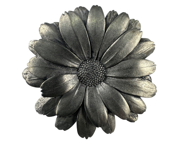 Seagull Pewter Floral Daisy Pin Brooch 2006 Women Silver Tone Metal