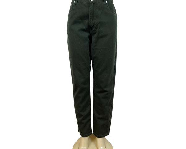 Tommy Hilfiger Womens Olive Jeans Comfortable Fit Denim Trousers Size 12
