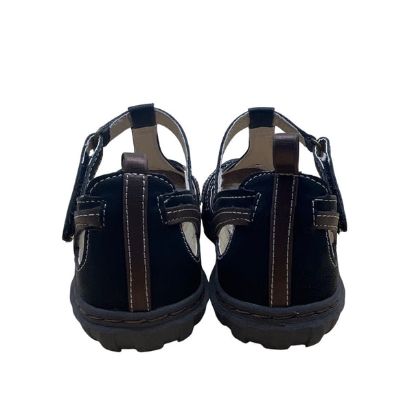 JBU Dove Women’s Black Earth Memory Foam Strapped Closure Sandals Sz 6.5M