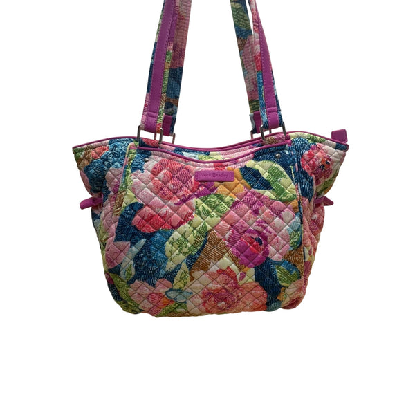 Vera Bradley Women’s Multicolor Quilted Floral Adjustable Straps Tote Bag