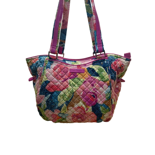 Vera Bradley Women’s Multicolor Quilted Floral Adjustable Straps Tote Bag