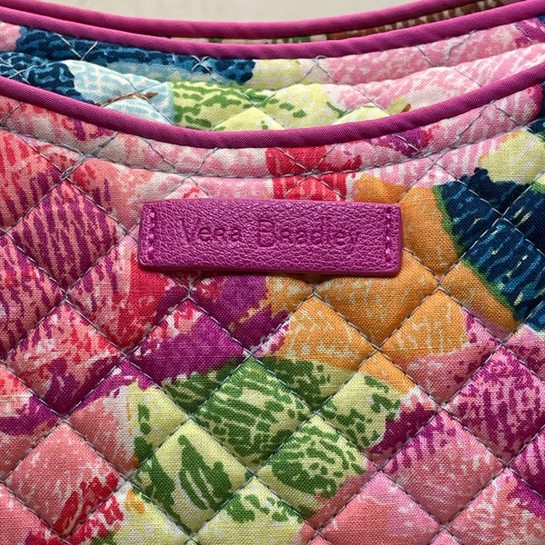 Vera Bradley Women’s Multicolor Quilted Floral Adjustable Straps Tote Bag