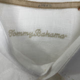 Tommy Bahama Mens White Long Sleeve Button-Up Shirt Casual Lightweight Size XXL
