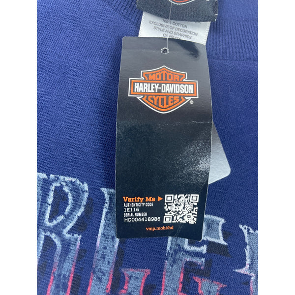 Harley Davidson Navy Blue  Patriot Harley Davidson T Shirt Sz XL - NWT