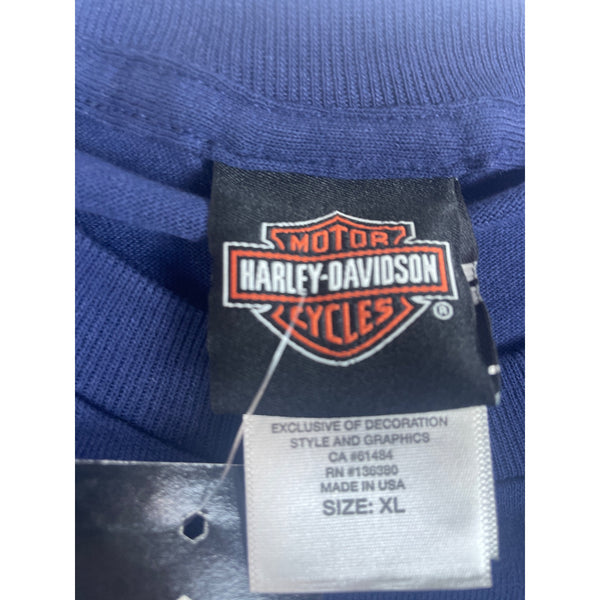 Harley Davidson Navy Blue  Patriot Harley Davidson T Shirt Sz XL - NWT
