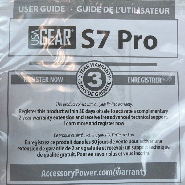 USA Gear Black S7 Pro Padded Dividers & Shoulder Strap Camera Bag Sz M - New