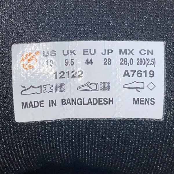 Timberland Men’s Black Leather White Ledge Mid Waterproof Hiking Boots Size 10