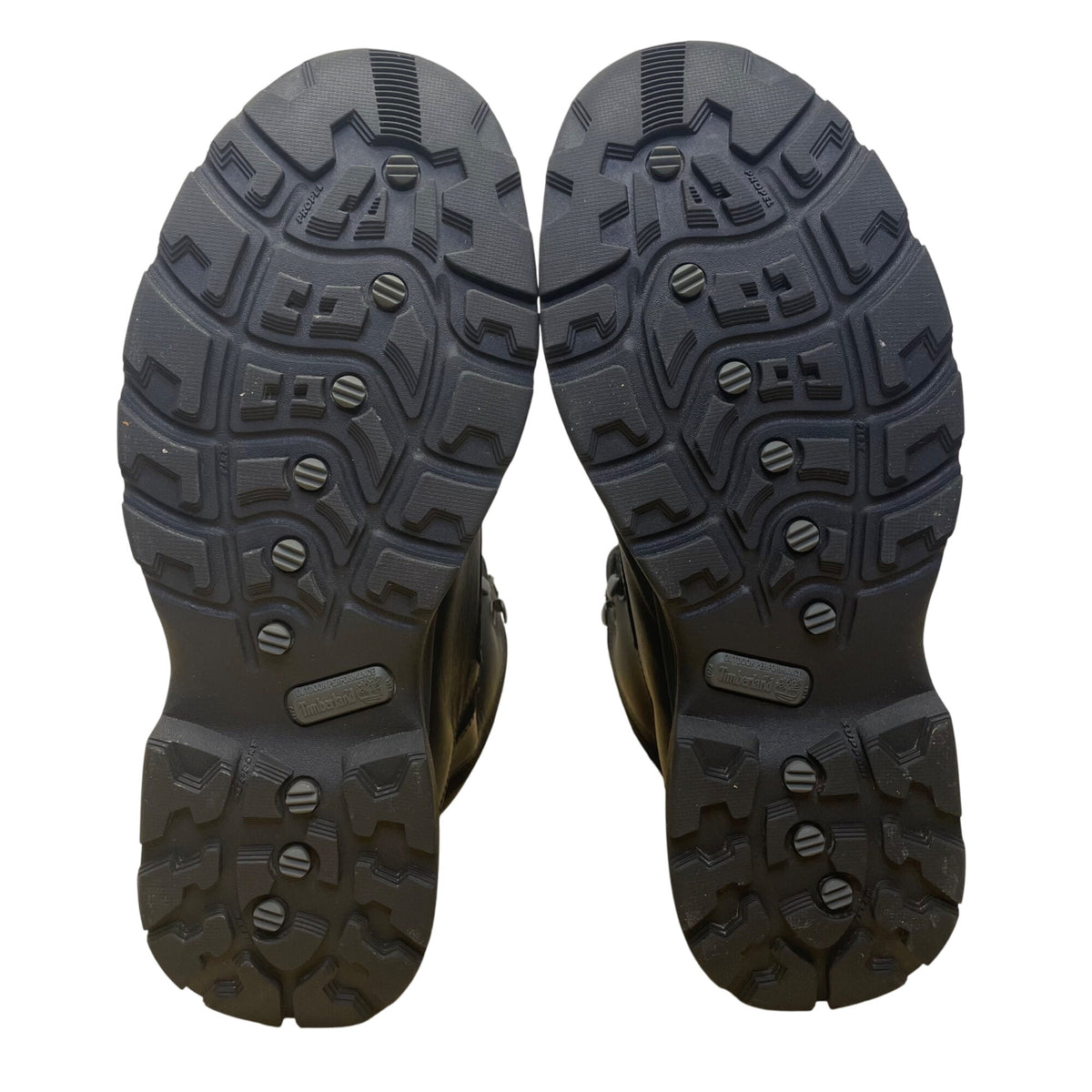 Timberland Men’s Black Leather White Ledge Mid Waterproof Hiking Boots Size 10