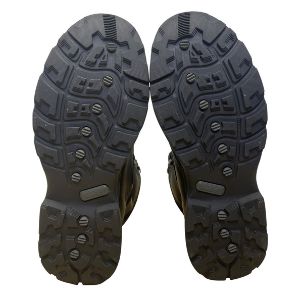 Timberland Men’s Black Leather White Ledge Mid Waterproof Hiking Boots Size 10