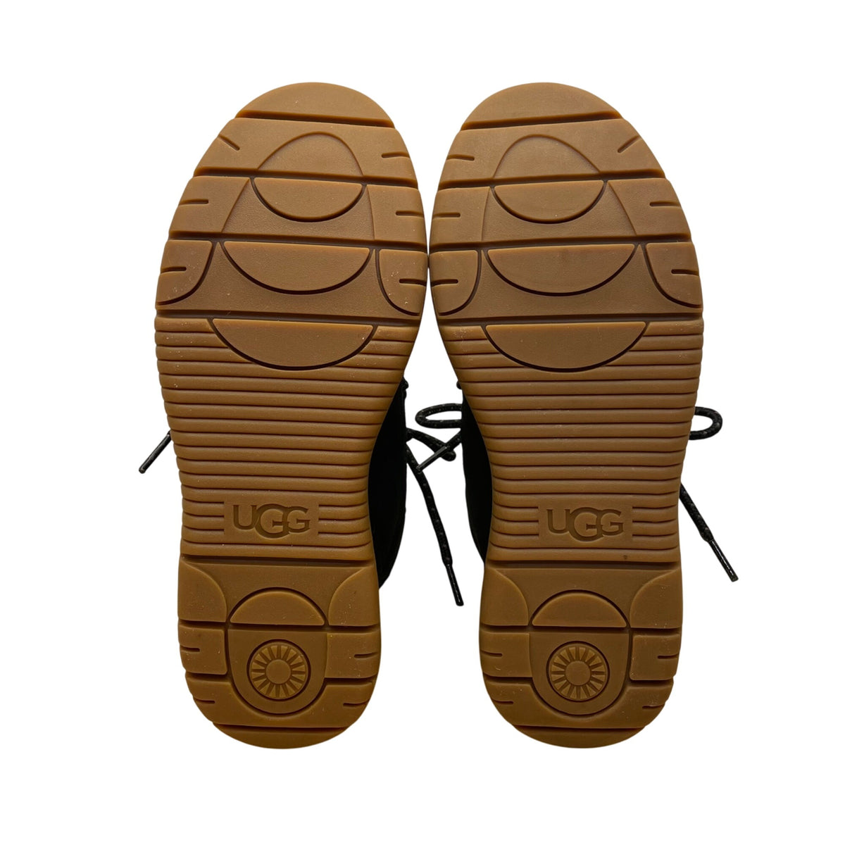 UGG Women’s Black Suede Shearling Lined Lakesider Heritage Hiking Boots Size 6.5