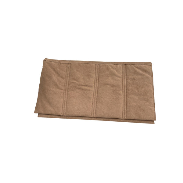 Brown Suede Fabric Padded Organizer